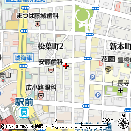 愛知県豊橋市松葉町1丁目70周辺の地図