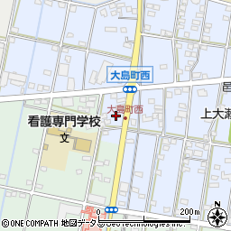 静岡県浜松市中央区大島町1523周辺の地図
