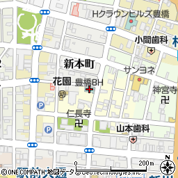 豊橋ビジネスホテル周辺の地図