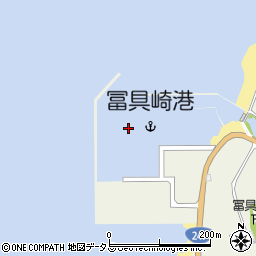 冨具崎港周辺の地図