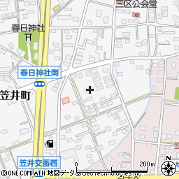 静岡県浜松市中央区笠井町1450周辺の地図