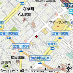 セブンイレブンベルデモール加古川店周辺の地図