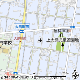 静岡県浜松市中央区大島町1384周辺の地図