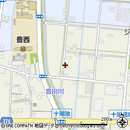 静岡県浜松市中央区豊西町995周辺の地図