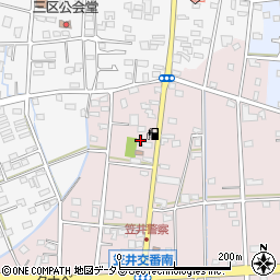 静岡県浜松市中央区恒武町444周辺の地図