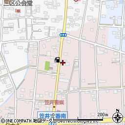 静岡県浜松市中央区恒武町505周辺の地図