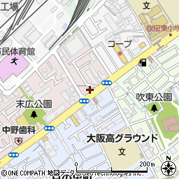 マンマチャオ吹田末広店周辺の地図