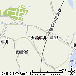 愛知県美浜町（知多郡）野間（大着平井）周辺の地図
