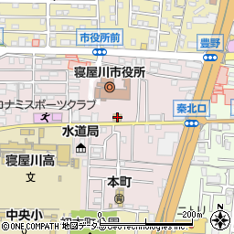 ローソン寝屋川本町店周辺の地図