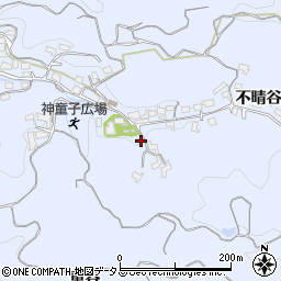 京都府木津川市山城町神童子不晴谷101周辺の地図