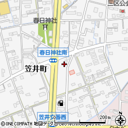 静岡県浜松市中央区笠井町1509周辺の地図
