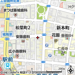 愛知県豊橋市松葉町1丁目104周辺の地図