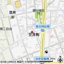 静岡県浜松市中央区笠井町1336周辺の地図
