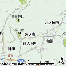 京都府木津川市加茂町銭司周辺の地図