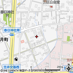 静岡県浜松市中央区笠井町1451周辺の地図