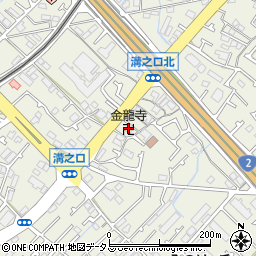 金竜寺周辺の地図