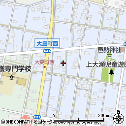 静岡県浜松市中央区大島町1437周辺の地図