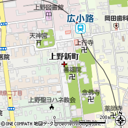 三重県伊賀市上野新町周辺の地図