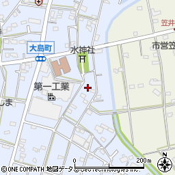 静岡県浜松市中央区大島町58周辺の地図
