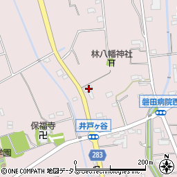 静岡県磐田市大久保394周辺の地図