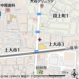 ニシイチ薬局　甲東園店周辺の地図