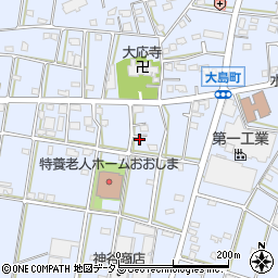 静岡県浜松市中央区大島町899周辺の地図