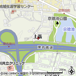 静岡県掛川市上張1534周辺の地図