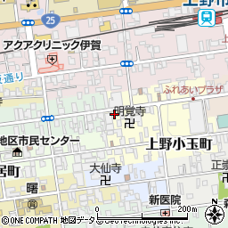 三重県伊賀市上野中町3019周辺の地図