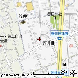 静岡県浜松市中央区笠井町1306周辺の地図