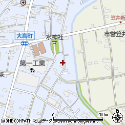 静岡県浜松市中央区大島町59周辺の地図