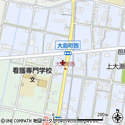 静岡県浜松市中央区大島町1521周辺の地図