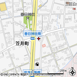 静岡県浜松市中央区笠井町1513周辺の地図