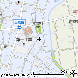 静岡県浜松市中央区大島町57周辺の地図