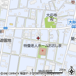 静岡県浜松市中央区大島町850周辺の地図