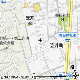 静岡県浜松市中央区笠井町1308周辺の地図