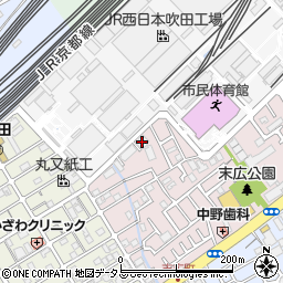 日本テープ工場周辺の地図