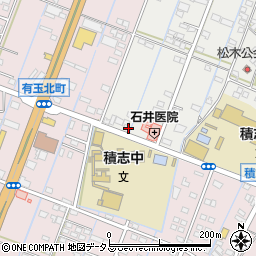 静岡県浜松市中央区積志町1728周辺の地図