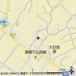 静岡県牧之原市勝間742周辺の地図