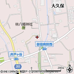 静岡県磐田市大久保551周辺の地図