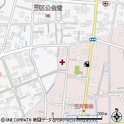静岡県浜松市中央区恒武町398周辺の地図
