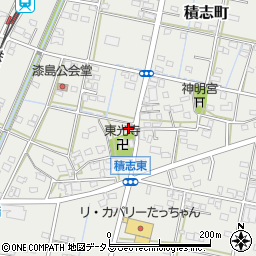 静岡県浜松市中央区積志町1184周辺の地図