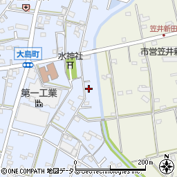 静岡県浜松市中央区大島町60周辺の地図