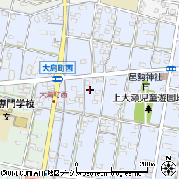 静岡県浜松市中央区大島町1383周辺の地図