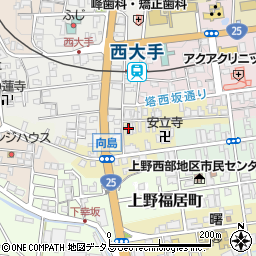 三重県伊賀市上野幸坂町3490周辺の地図