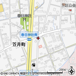 静岡県浜松市中央区笠井町1510周辺の地図