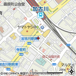 セブンイレブン加古川駅前店周辺の地図