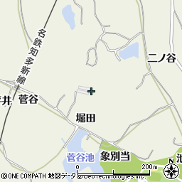 愛知県美浜町（知多郡）野間（堀田）周辺の地図