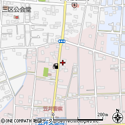 静岡県浜松市中央区恒武町508周辺の地図