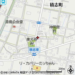 静岡県浜松市中央区積志町1054周辺の地図