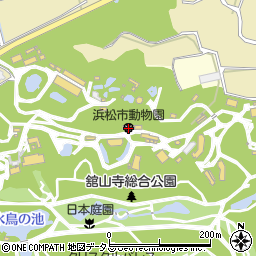 浜松市動物園周辺の地図